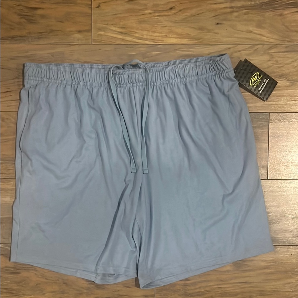 Athletic Works Blue Shorts Elastic Waistband Lightweight